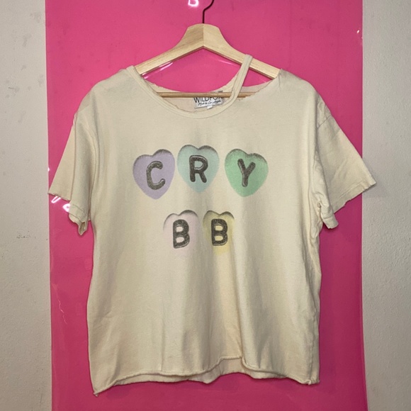 Wildfox Cry Bb Shirt - Picture 3 of 4